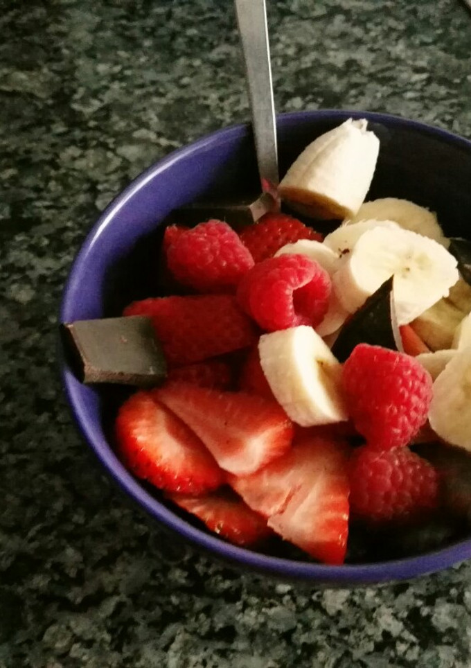 Una foto de Yogurt con fruta fit