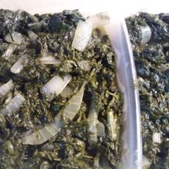 A picture of Momma's Olive Spinach.