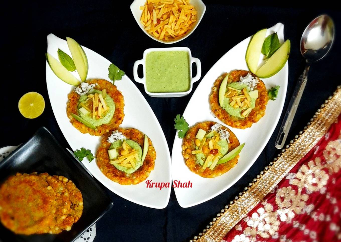 Falari sabudana disk chaat