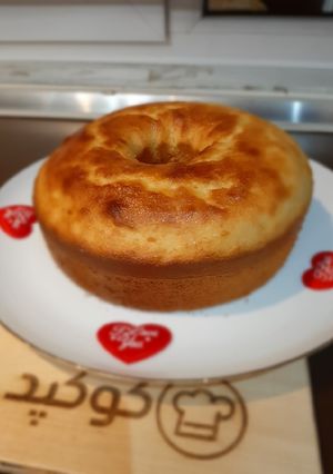 عکسی از دستور کیک با طعم موز