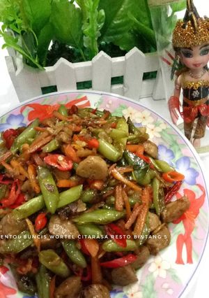 Foto resep Tumis Pentol Buncis Wortel Bumbu Sisir Saja, citarasa resto