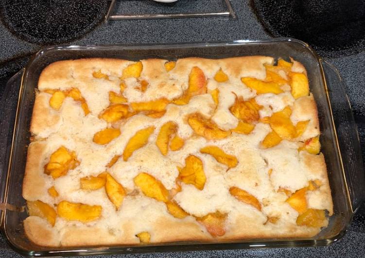 Easiest Way to Prepare Quick Peach cobbler