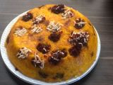 ته چین بادمجان (بدون مرغ و گوشت)