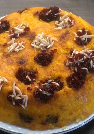 عکسی از دستور ته چین بادمجان (بدون مرغ و گوشت)