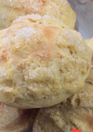 Foto resep Melon pan (roti dorami)