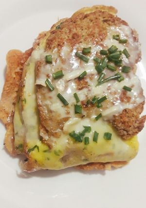 Una foto de Omelette de Sándwich Integral Relleno con Camembret