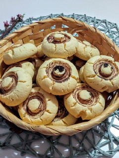 Vaníliás csiperkegomba keksz recept fotója
