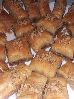 صورة لوصفة بقلاوة تركية بعجينة الفيلو