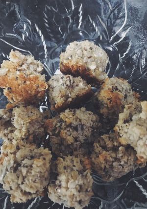 Una foto de Trufas o bocaditos de avena, coco y chocolate