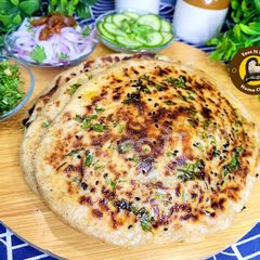 A picture of Stuffed Aloo Kulcha Easy And Healthy No Oil Recipe.