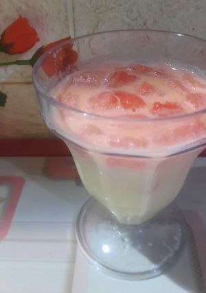 Foto resep Es Semangka Susu