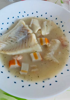 Una foto de Bacalao en salsa