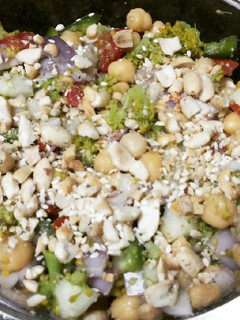 A picture of Broccoli Chana Salad.