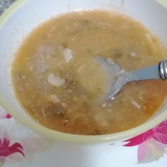 A picture of Tomato and bottle gourd soup.