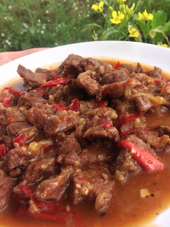 Foto resep Daging sapi lada hitam