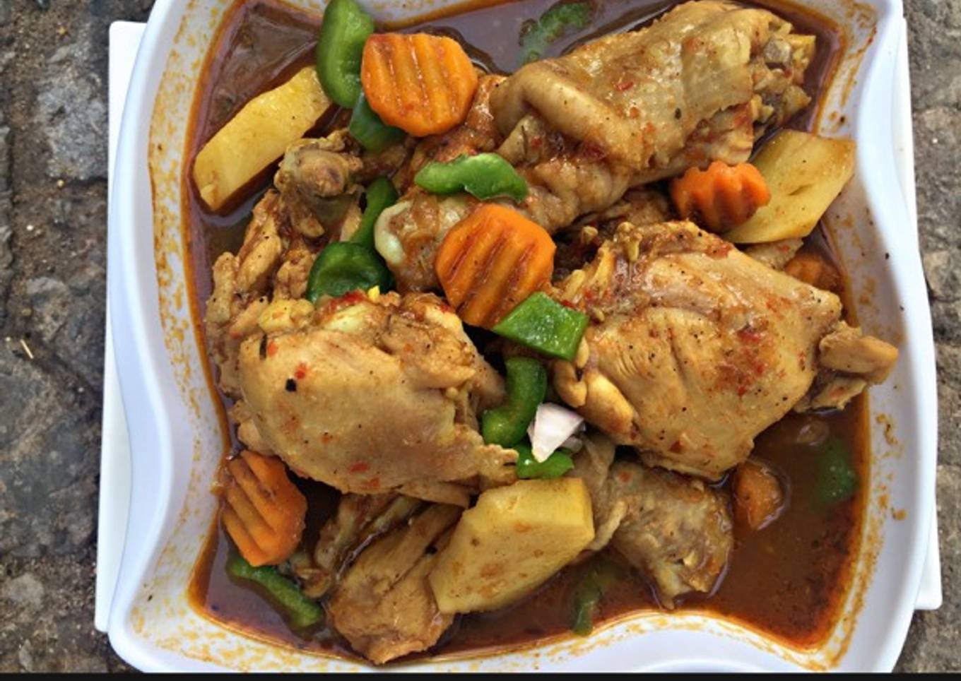 Chicken pepper soup