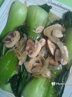 Foto resep Pakcoy Jamur Saus Tiram