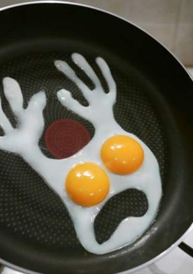 Фото Эх, яичница! Закуски нет полезней и прочней.