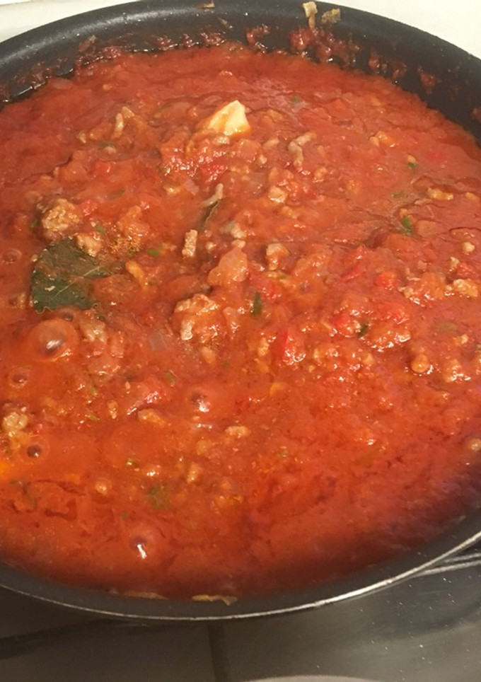 Una foto de Salsa boloñesa