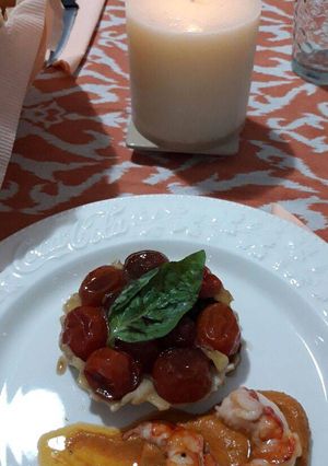 Una foto de Tatin de tomates