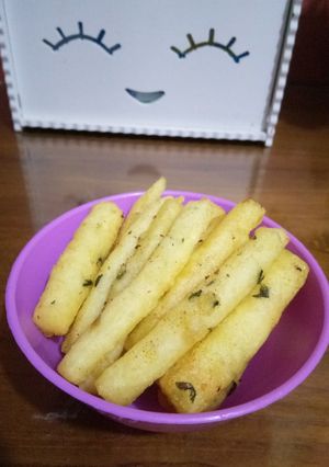 Foto resep Stik kentang keju snack mpasi baby embun 10m+