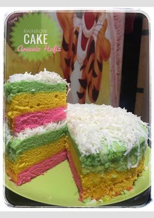Foto resep Rainbow cake