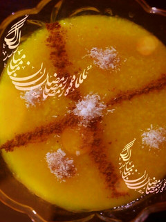 عکسی از دستور شله زرد