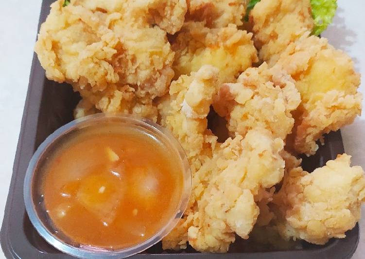 Bagaimana mengolah Ayam Crispy Saus Asam Manis yang Enak