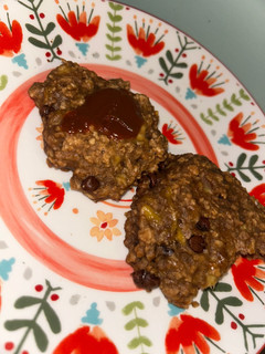 Una foto de 🍌🍪 Galletitas de banana, avena y azúcar mascabo (con 4 bananas)
