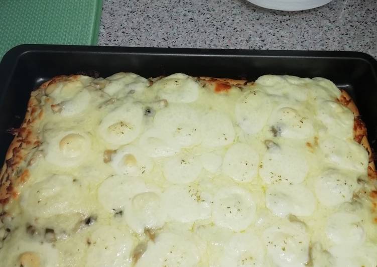 como se hace la prepizza de cebolla