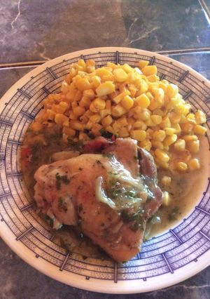 Una foto de Pollo a la cacerola 🐓🐓🐓
