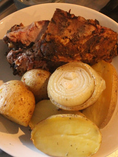 Una foto de Asado al horno de cerdo