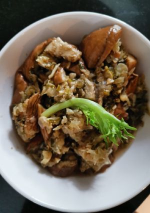A picture of Baked Pearl Brinjal.