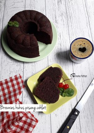 Foto resep Brownies kukus pisang coklat no mixer