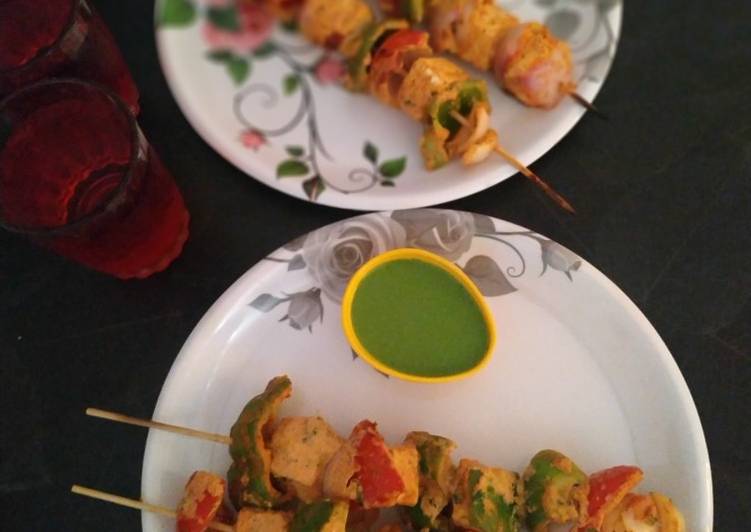 Recipe of Any-night-of-the-week Tandoori Paneer tikka