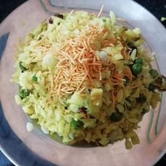 A picture of Less oil poha.