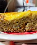 Pastel de lentejas y zapallo italiano (zucchini, calabacín)