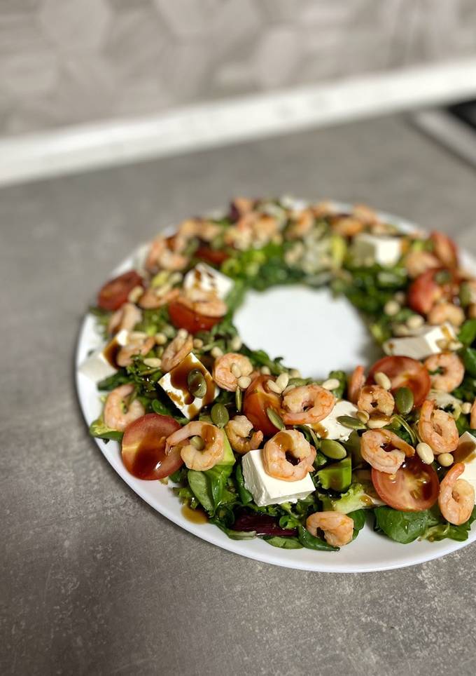 Салат з креветками 🍤