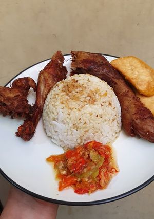 Foto resep Bebek Goreng Komplit