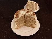A picture of toasted cake