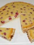 Kuchen de frambuesas con queso crema philadelhia
