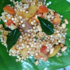 A picture of Sabudana khichdi.