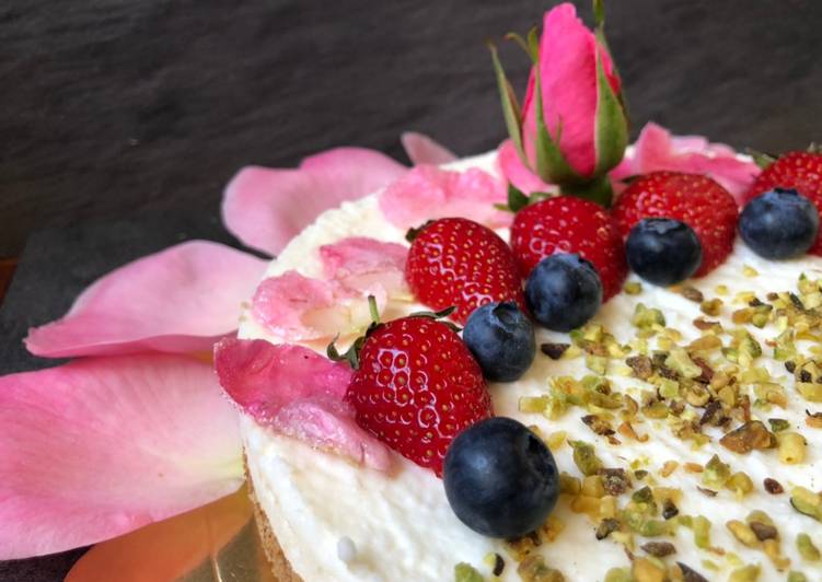 Easiest Way to Prepare Ultimate Cheese cake La mia Rosa🌹