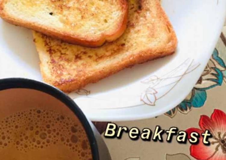 Step-by-Step Guide to Make Any-night-of-the-week French Toast with tea☕