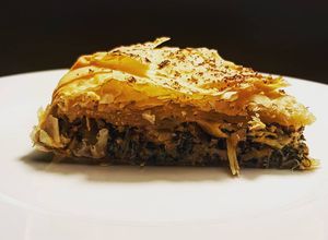 Una foto de Deliciosa tarta de ricota, espinacas y alcachofas