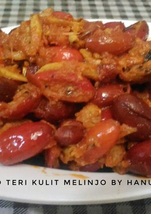 Foto resep Balado Teri Kulit Melinjo