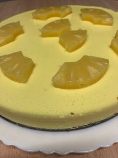 Una foto de 78. Cheesecake de piña y yogurt (postre)