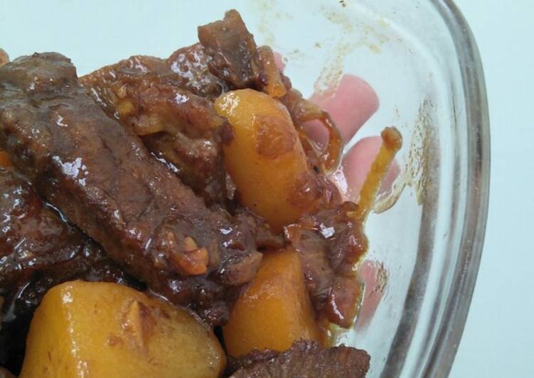 Daging kecap sederhana