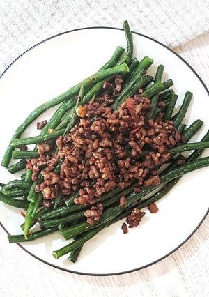 Foto resep Kacang Panjang Tumis Daging ala Restoran