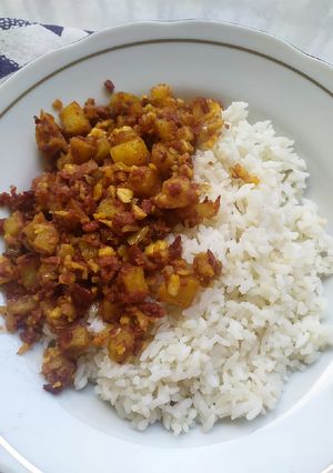 Foto resep Oseng kornet kentang
